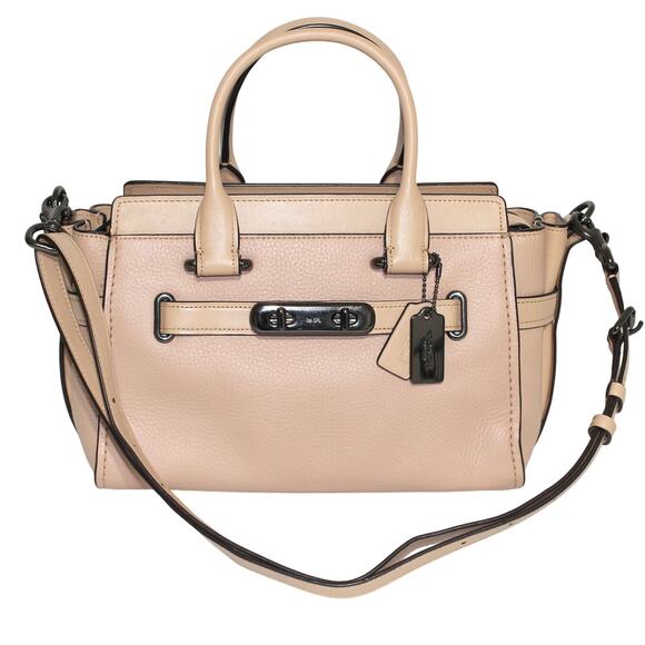 Coach Swagger 27 in Beechwood Beige Coach Retail - Picture 1 of 15